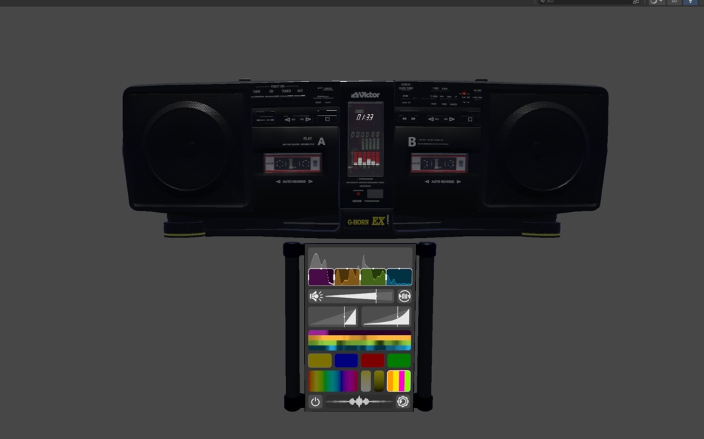 Victor RC-X90 CD ポータブルシステム CDラジカセ ビクター ジャンク G-HORN EX