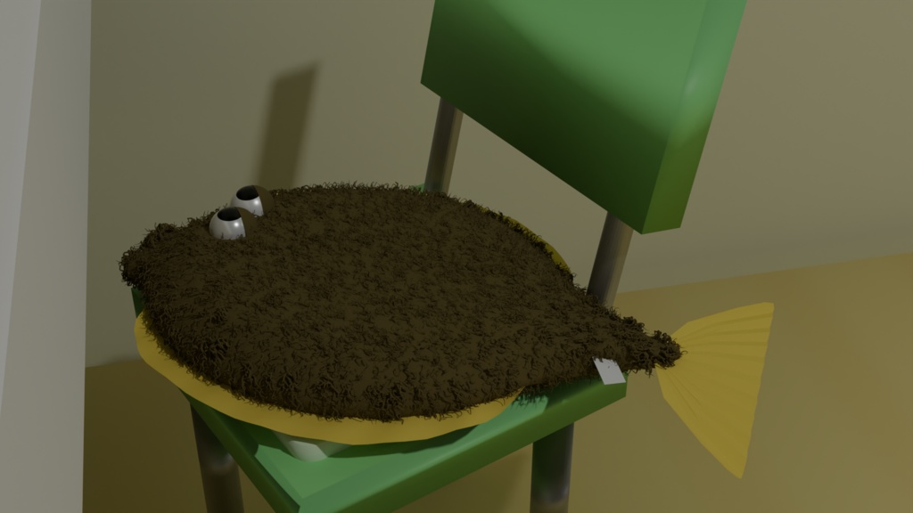 カレイの座布団