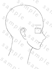 【マンガ制作素材】人体の側面顔・頭部線画(デッサン・練習用)