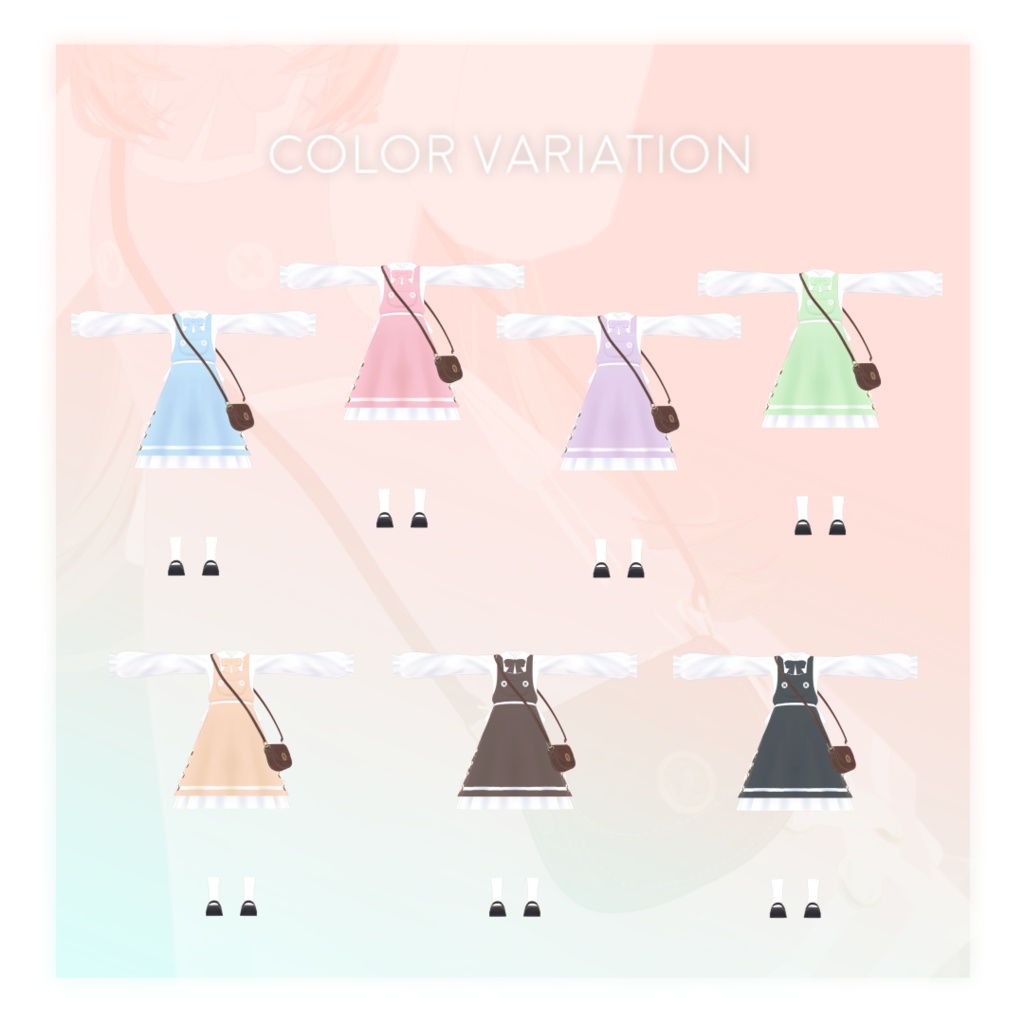 エプロンワンピース【10アバター対応】