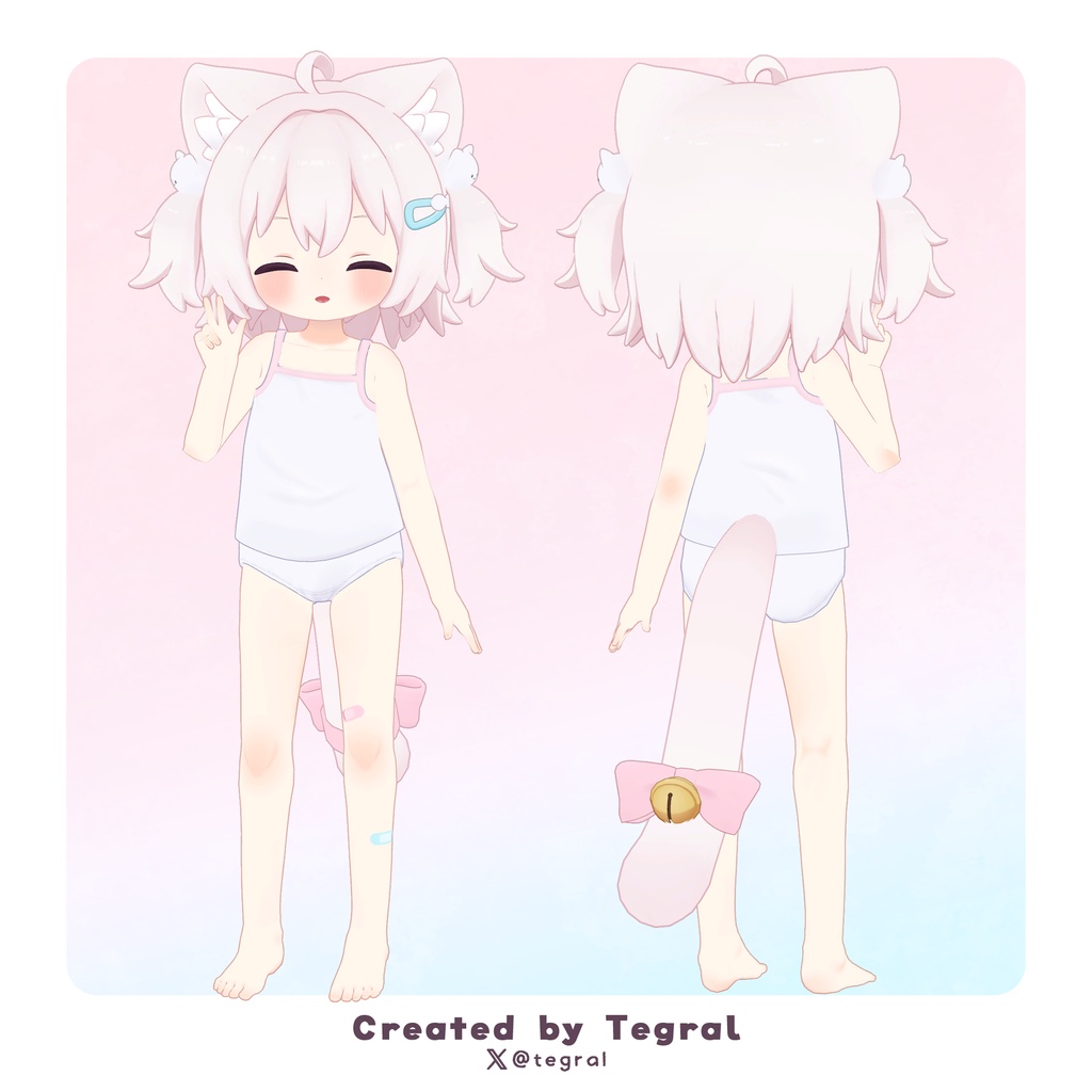 にゃもあ -Nyamoa-【オリジナル3Dモデル】