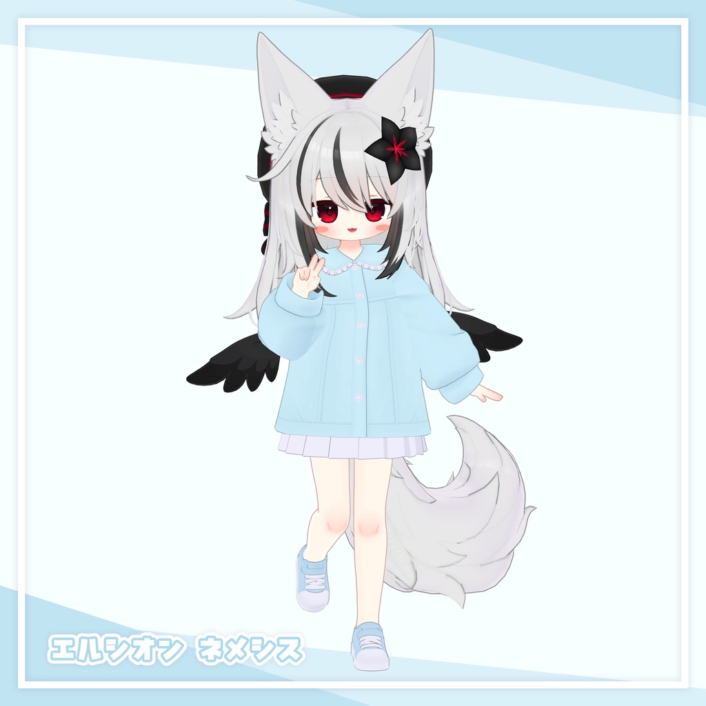 ぱすてるデニムジャケット【5アバター対応】