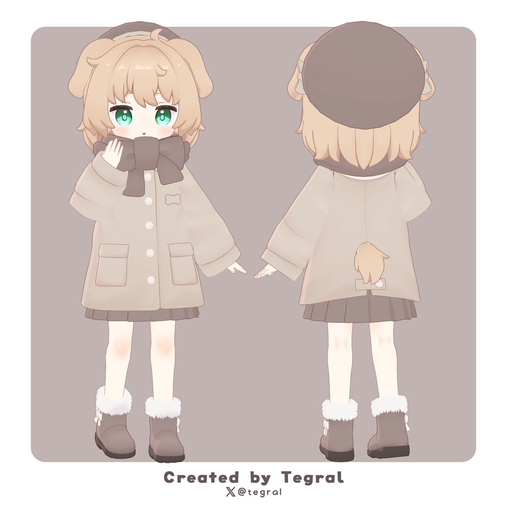 ふたごのるまころ -Twins Ruma&Coro-【オリジナル3Dモデル】