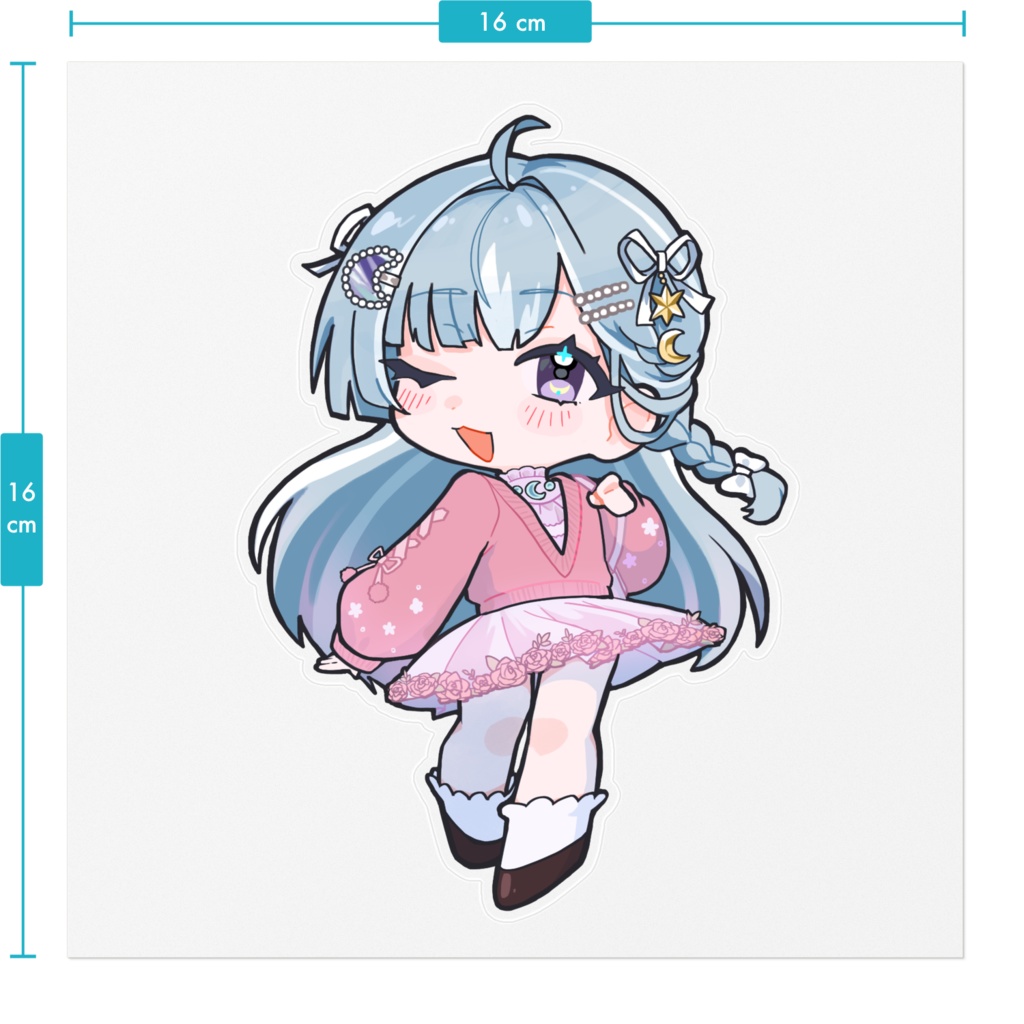 【非公式】天羽衣でかステッカー(デート衣装)