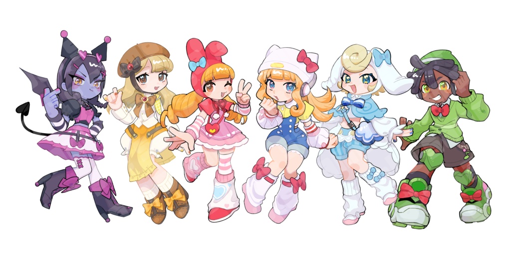 【FANMADE】自立する！ハートアクキー♡