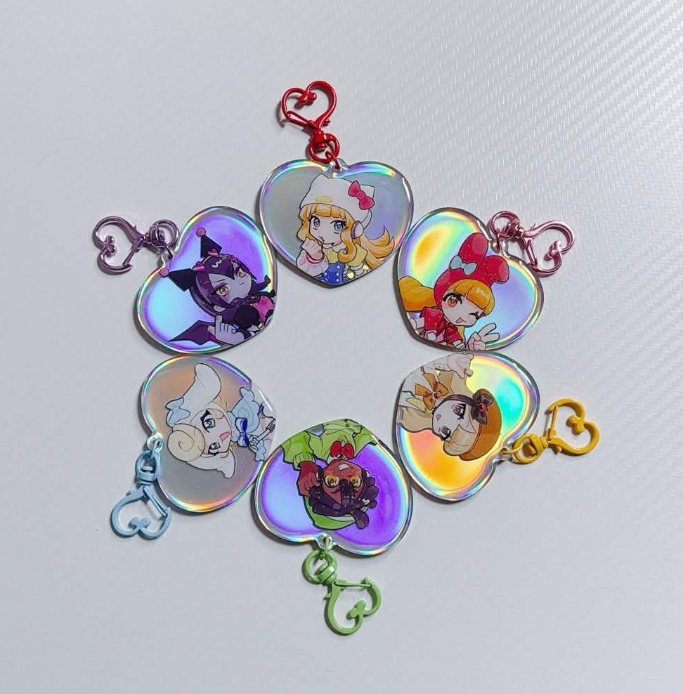 【FANMADE】レインボー♡アクキー