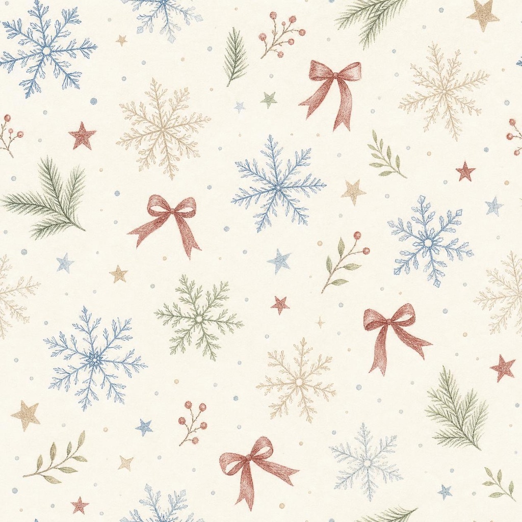 【商用利用OK】クリスマスデジタルペーパー8種+透過フレーム2種|3000×3000px PNG