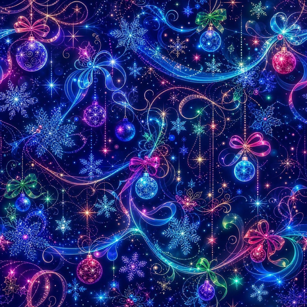 【商用利用OK】クリスマスデジタルペーパー8種+透過フレーム2種|3000×3000px PNG