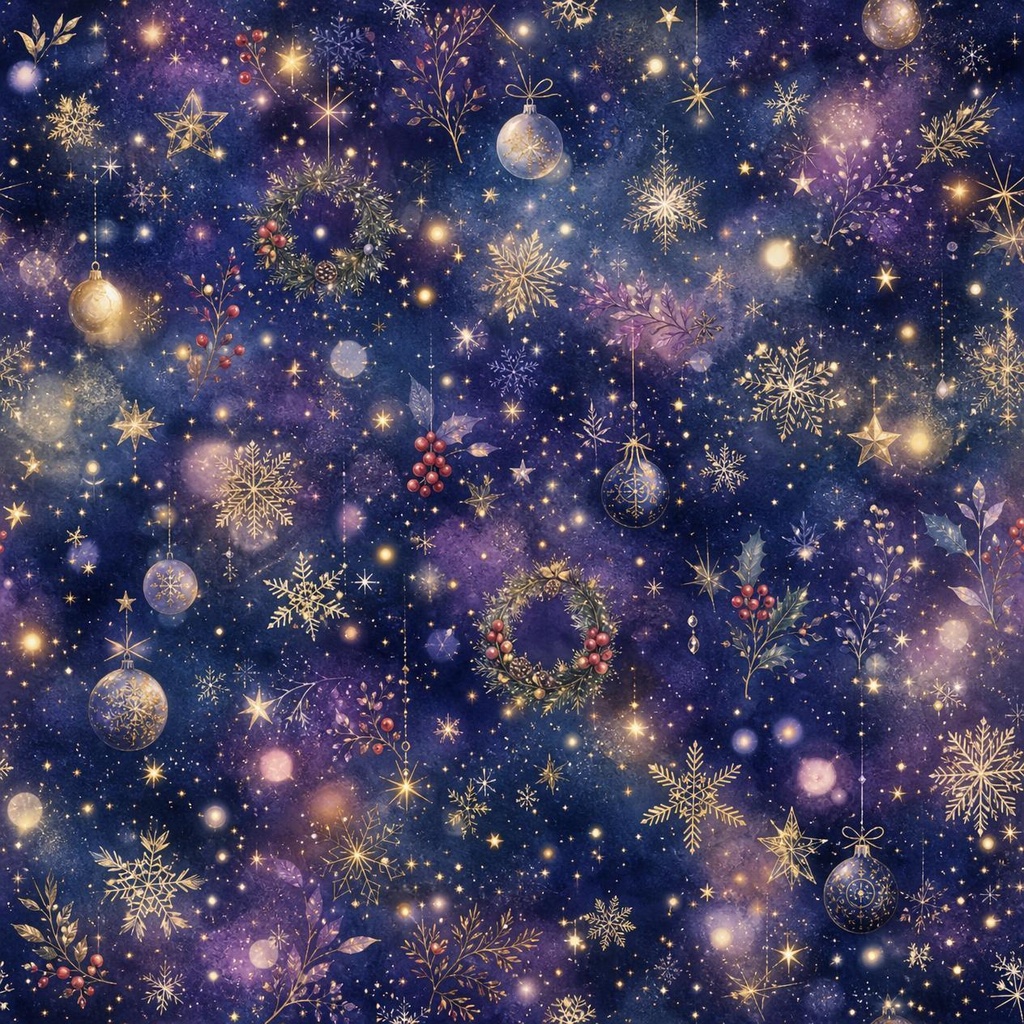 【商用利用OK】クリスマスデジタルペーパー8種+透過フレーム2種|3000×3000px PNG