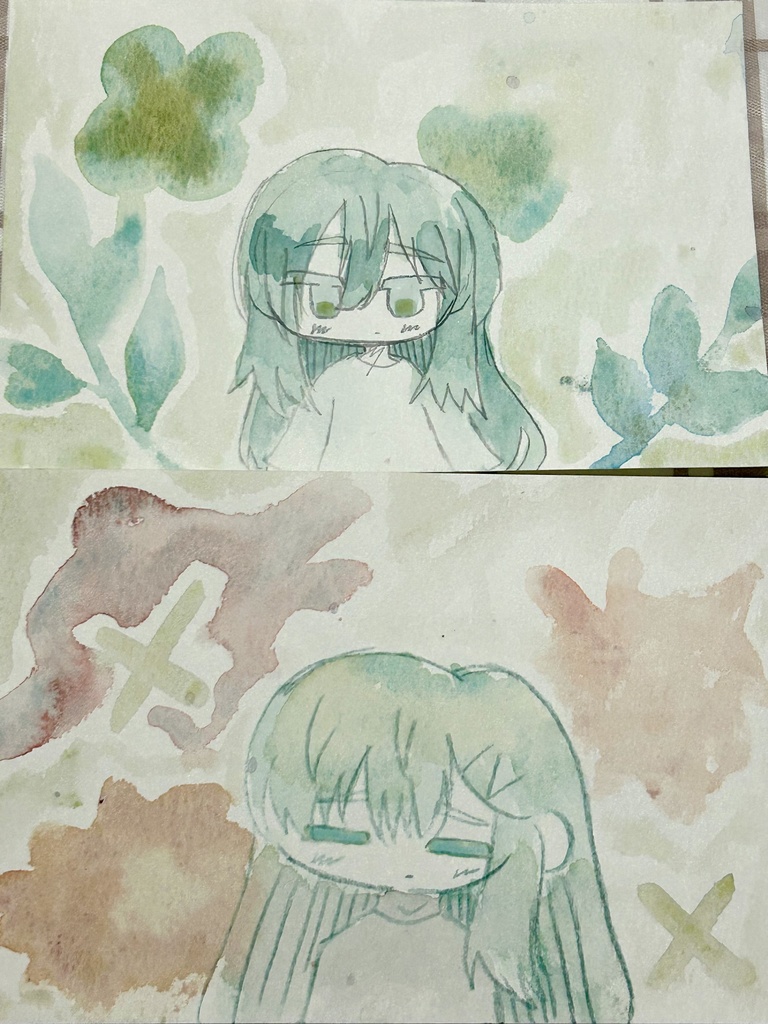 緑の人ポストカード