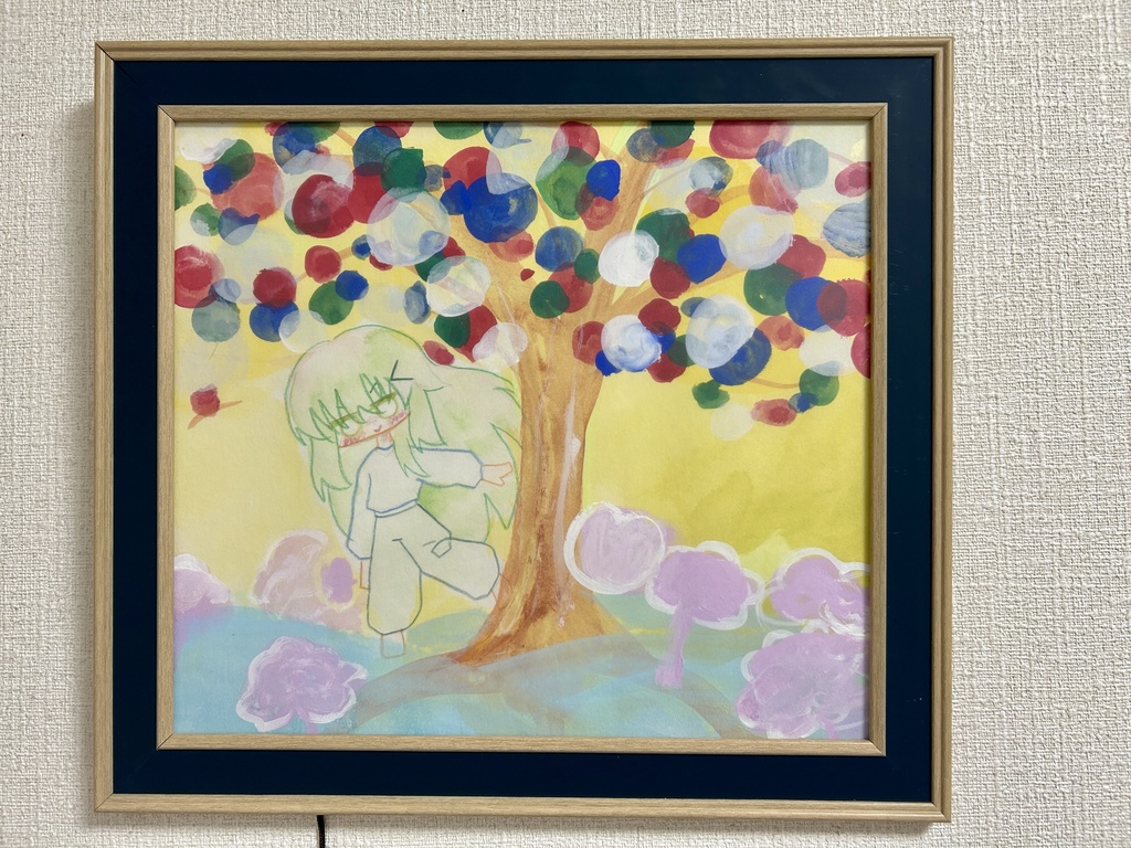 【額装原画】彩の森