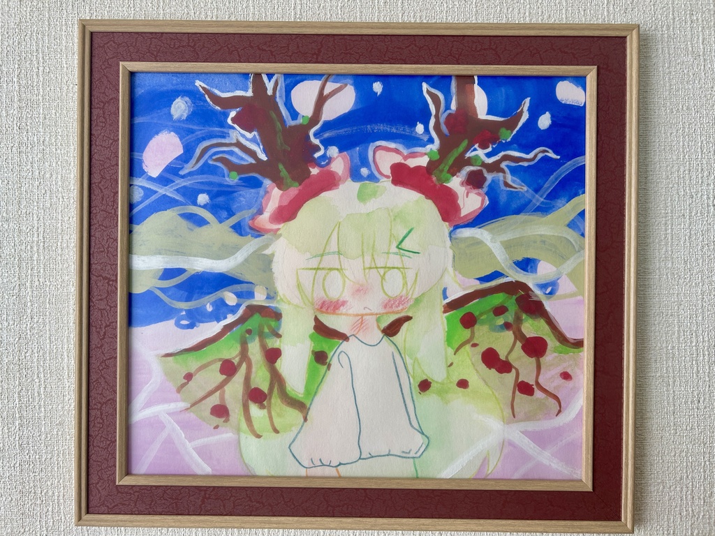 【額装原画】森の守り手