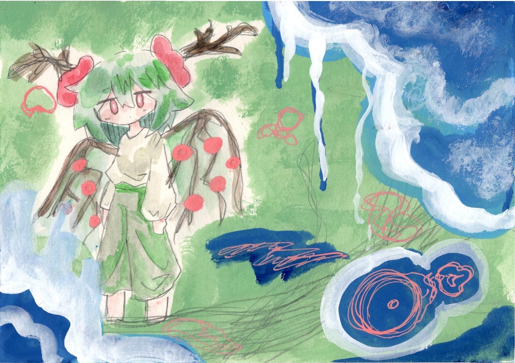 森の水辺