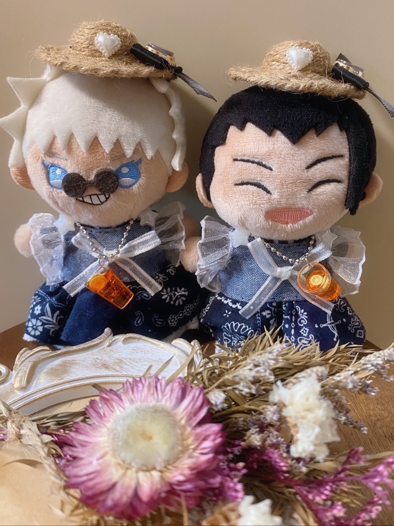 ぬい用麦わら帽子(クリップタイプ)