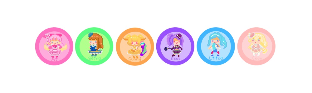 オトカドール ドット缶バッチストラップ ラヴァ!!!セット