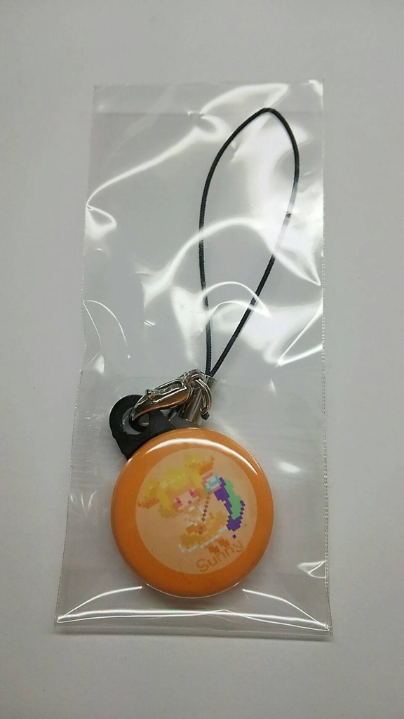 オトカドール ドット缶バッチストラップ サニー