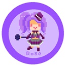 オトカドール ドット缶バッチストラップ ローズ