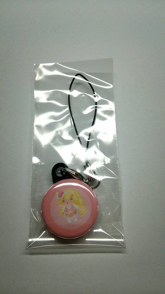 オトカドール ドット缶バッチストラップ ココ