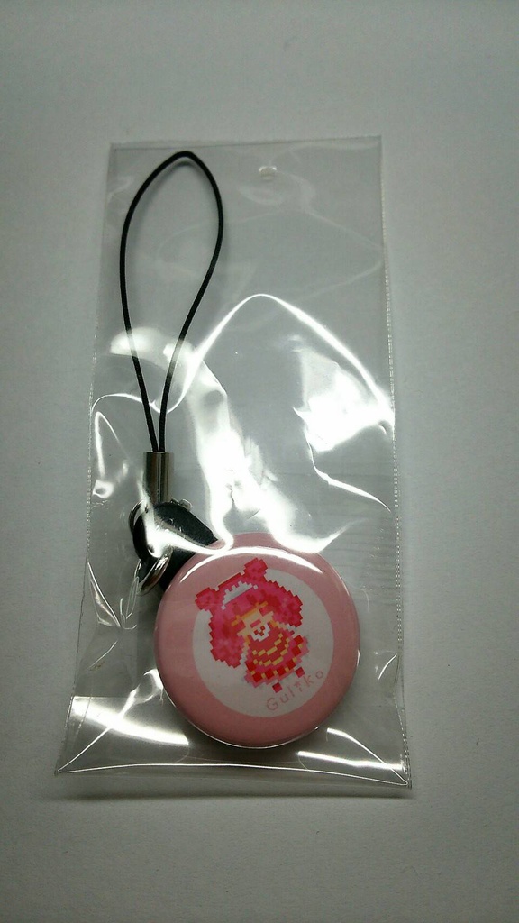 オトカドール ドット缶バッチストラップ グリコ