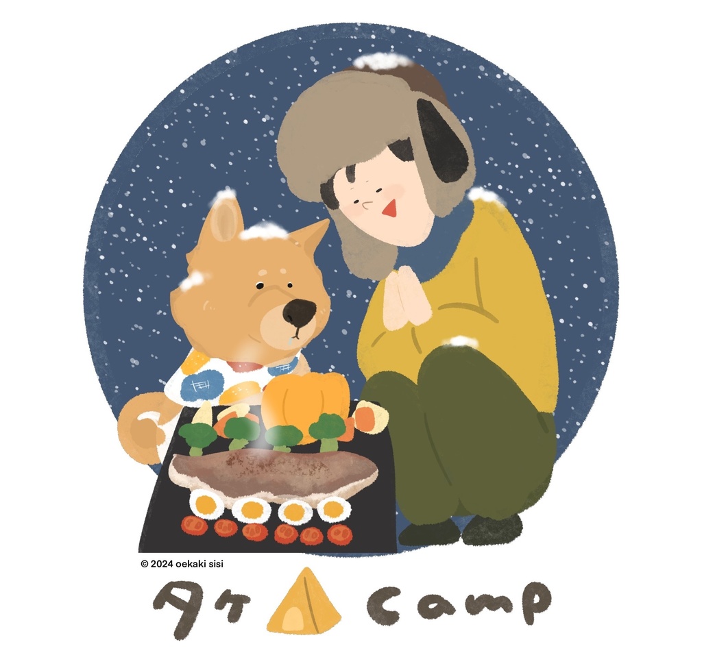 タケ⛺️campオリジナルトートバッグ