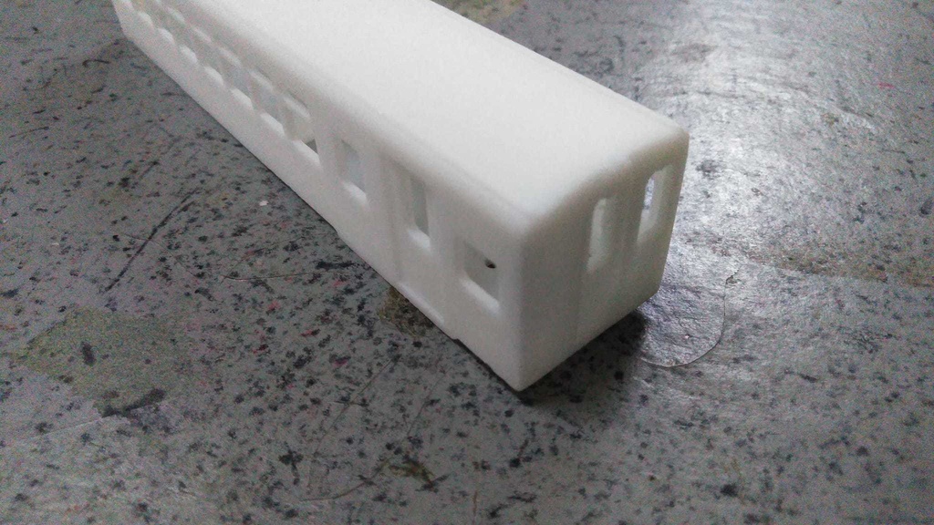 阿里山 SP6200 普通客車 3D PRINT 一体車体KIT 無塗装2両セット 1/80