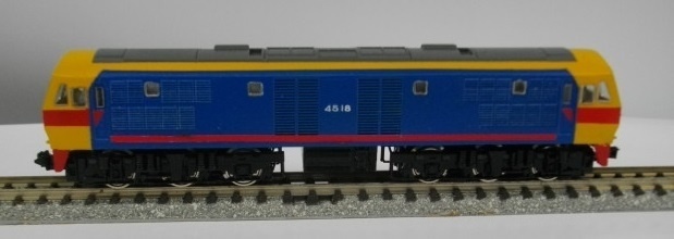 タイ国鉄HID4500形電気式ディーゼル機関車タイプ 3D PRINT車体キットN 1/150