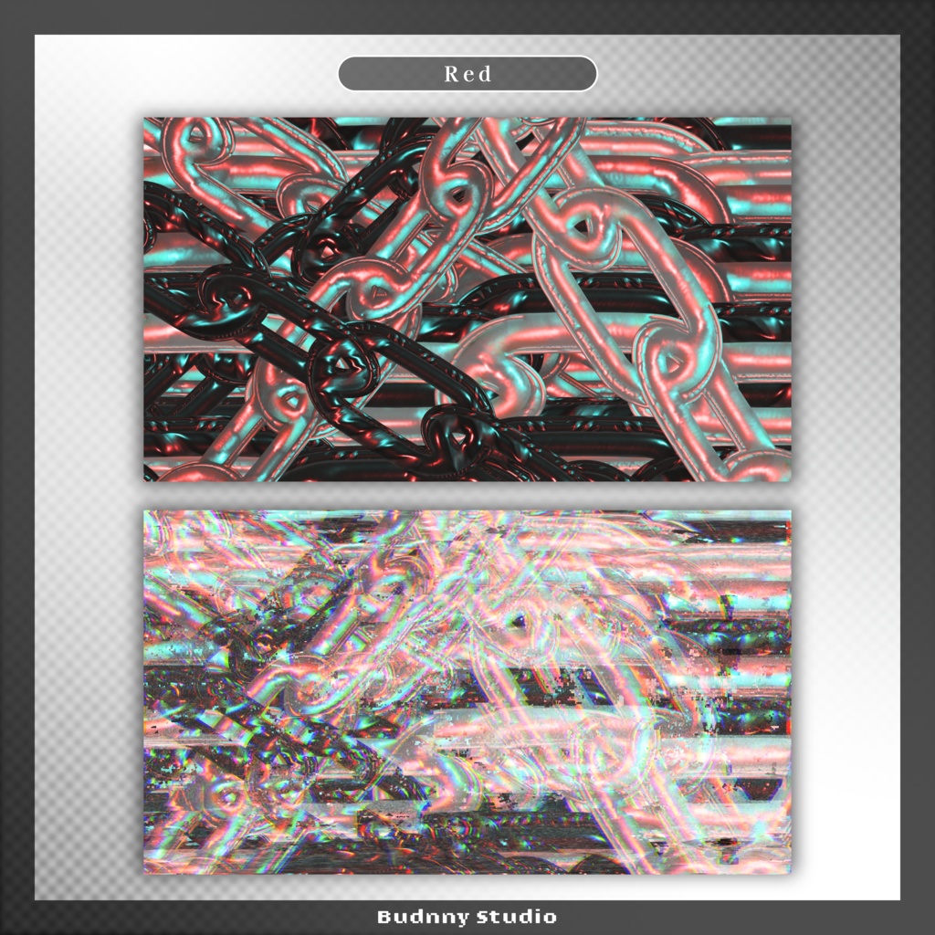 全6色♦シーントランジション♦Y2K Glitch Chain Stream Transition