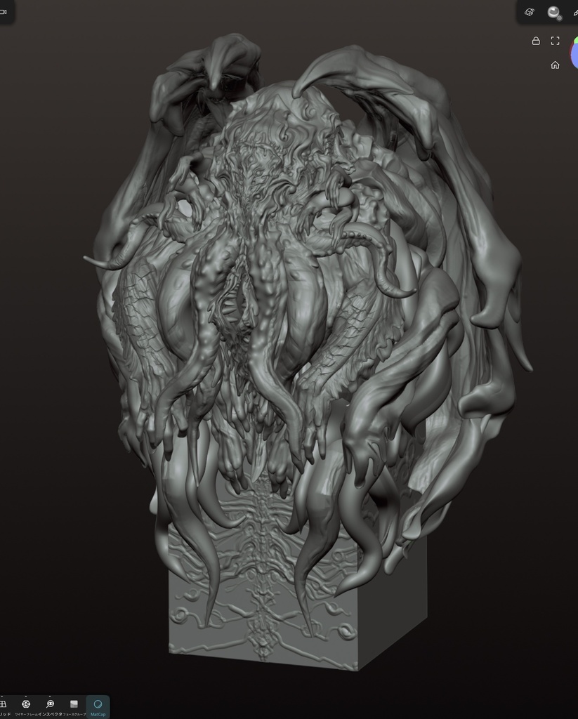 クトゥルフ邪神像(WIP)
