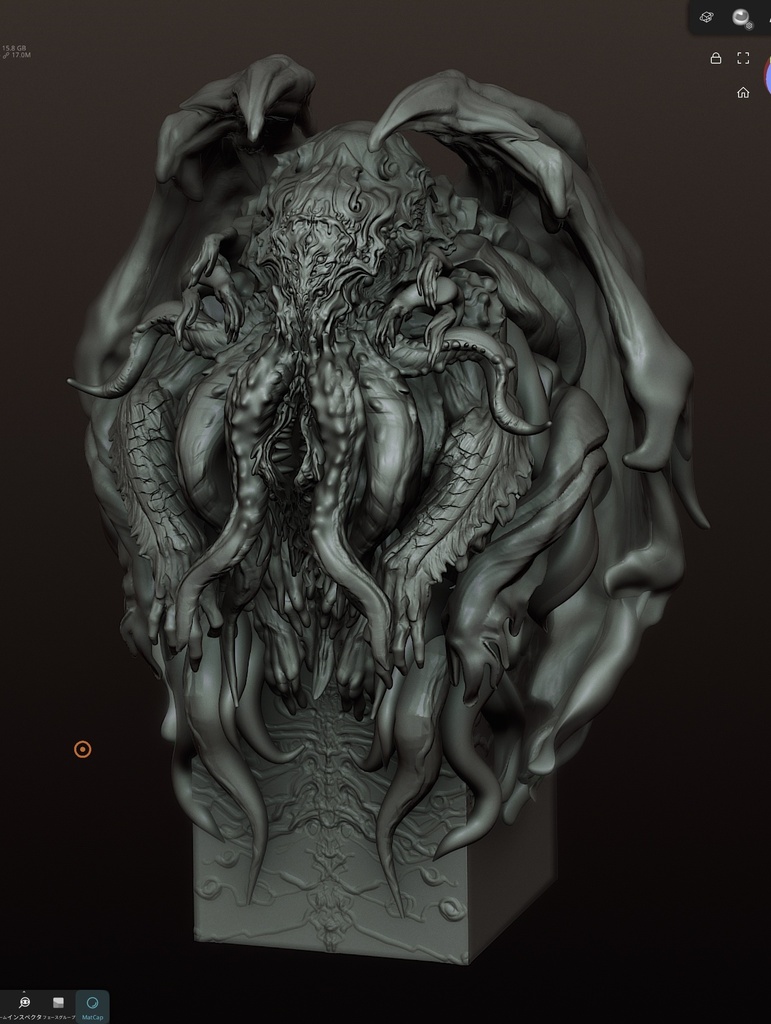 クトゥルフ邪神像(WIP)