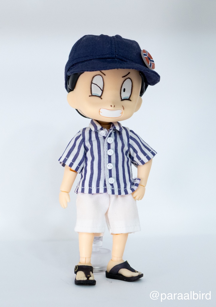 半袖シャツとハーフパンツセット for ねんどろいどどーるboy
