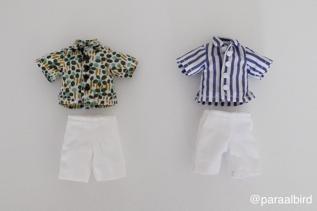 半袖シャツとハーフパンツセット for ねんどろいどどーるboy