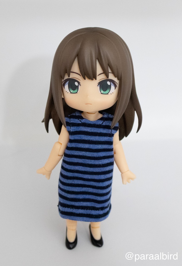 開襟シャツとタンクワンピのセット for ねんどろいどどーるgirl