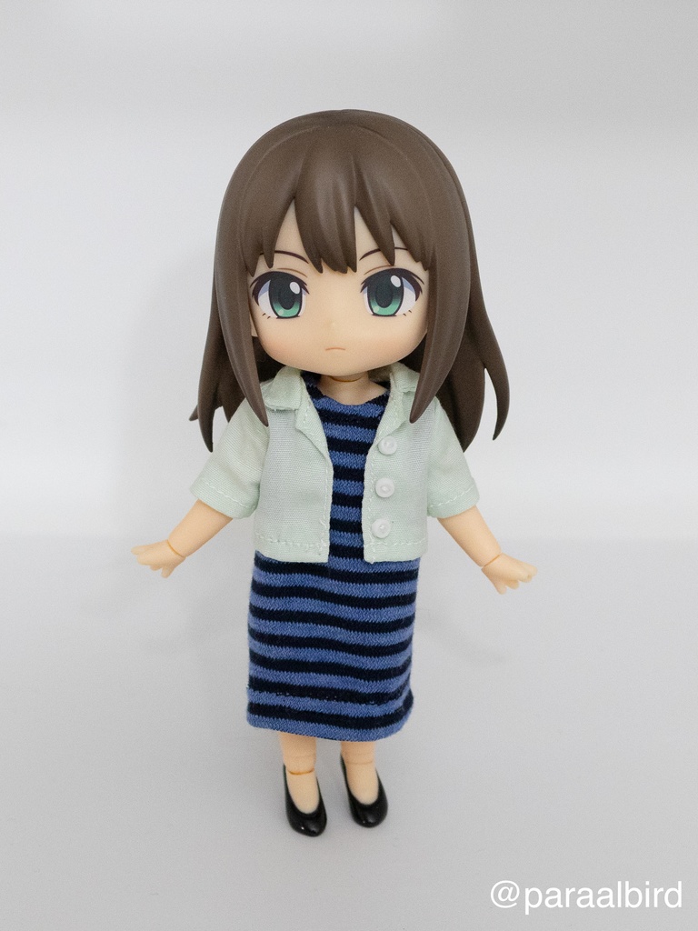 開襟シャツとタンクワンピのセット for ねんどろいどどーるgirl