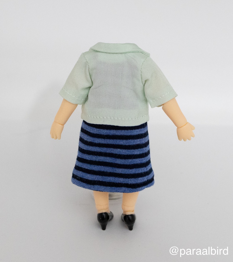 開襟シャツとタンクワンピのセット for ねんどろいどどーるgirl