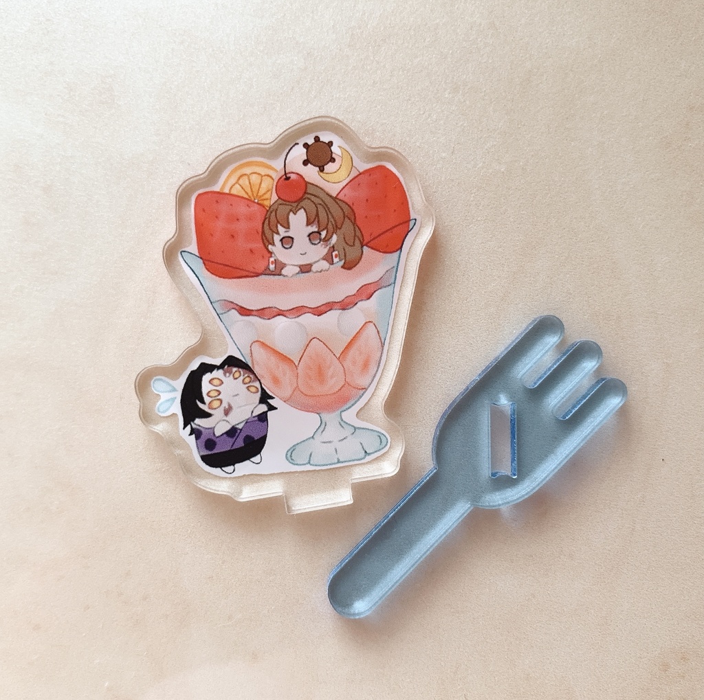 パフェ壱とぬい上