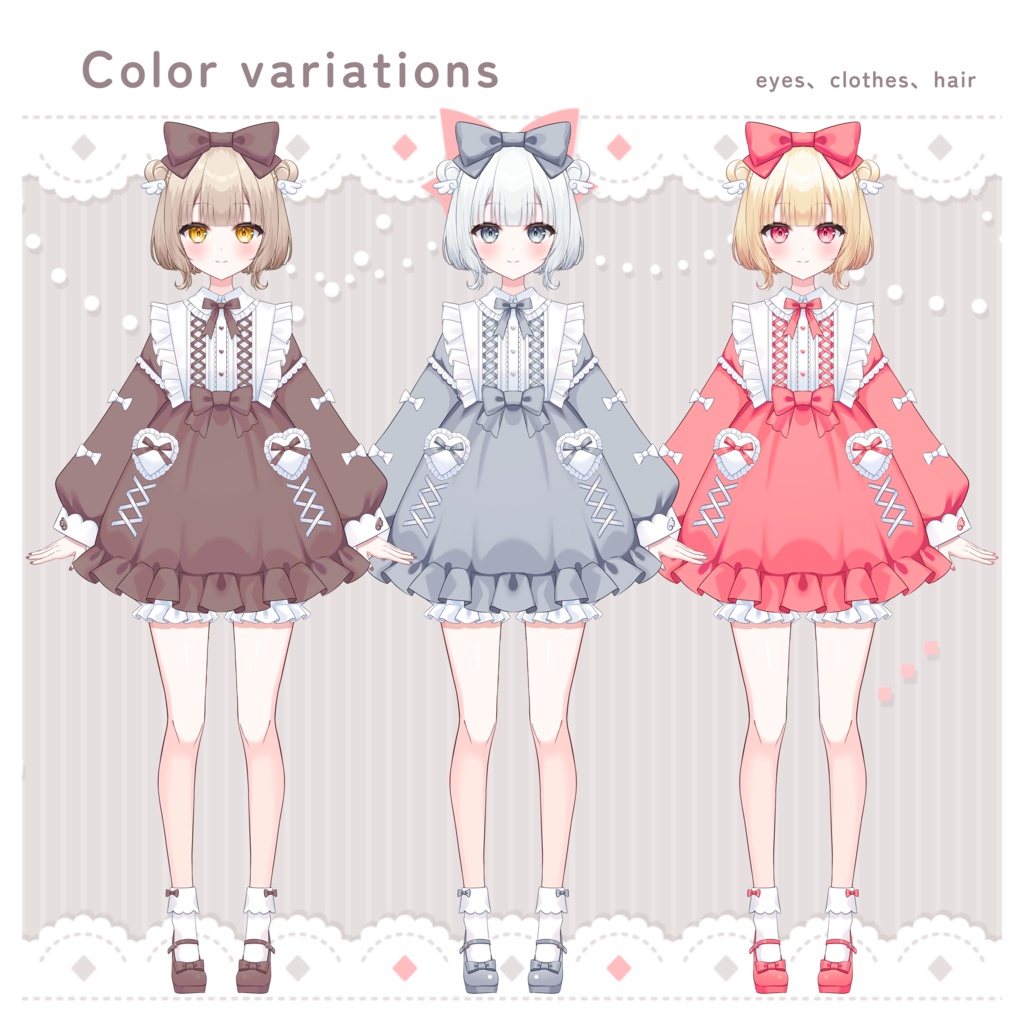 【追加テクスチャ】パステルロリィタな女の子