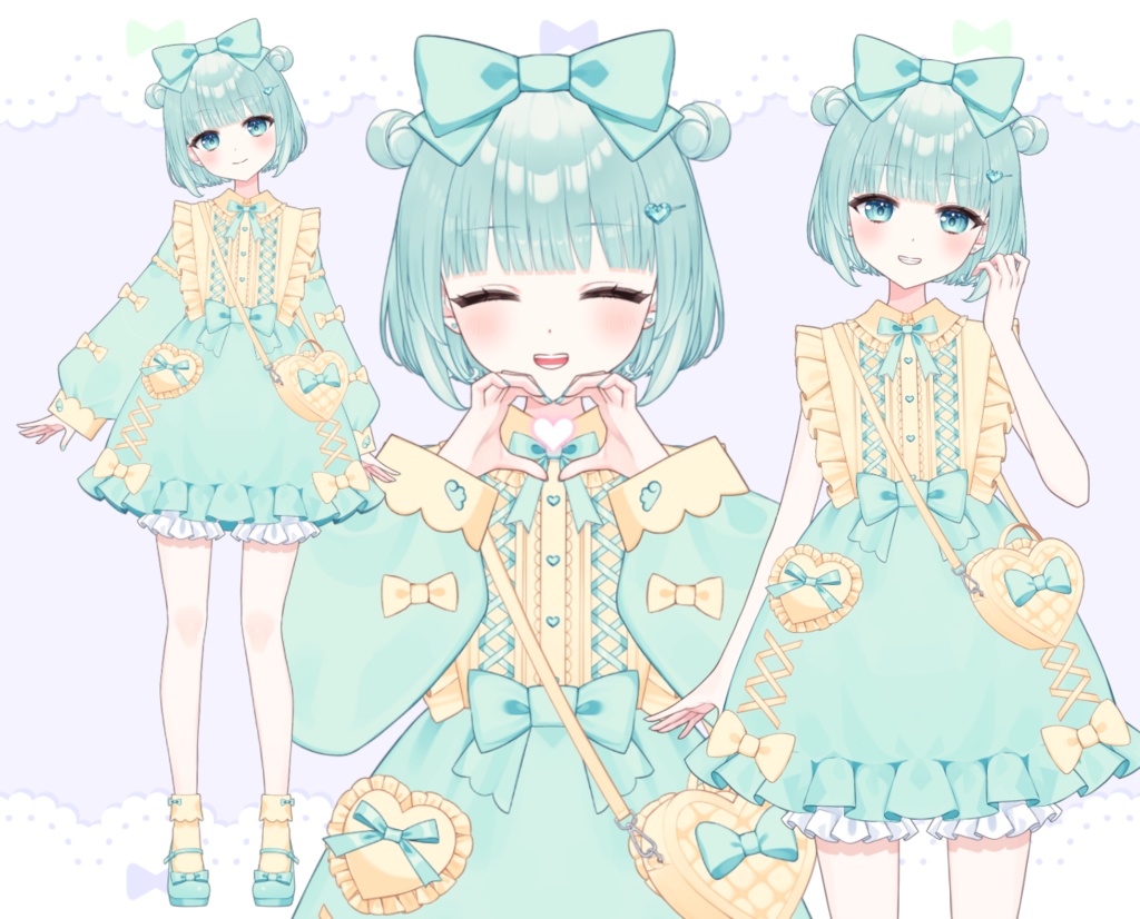 【汎用モデル】パステルロリィタver.2【Vtube Studio】