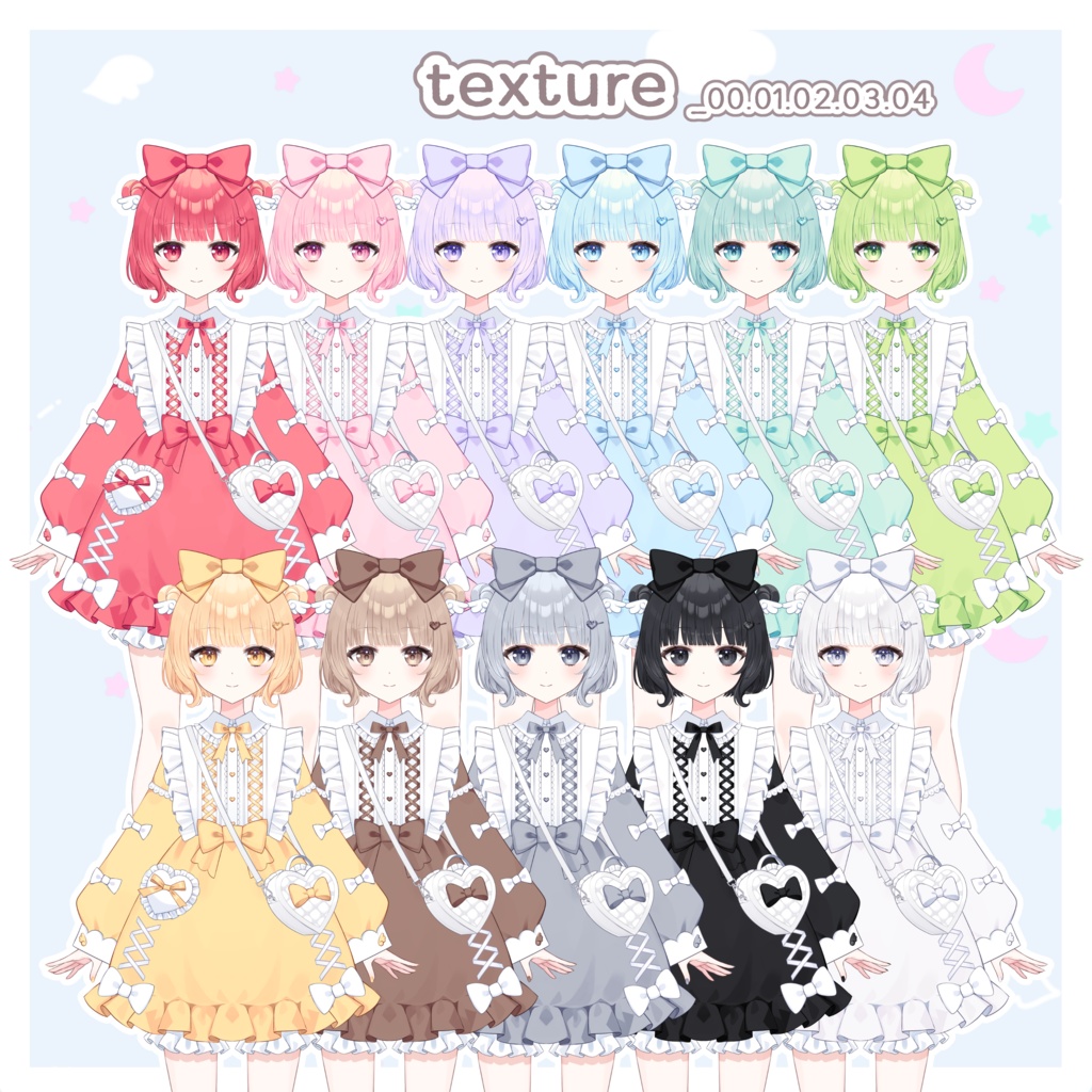 【汎用モデル】パステルロリィタver.2【Vtube Studio】