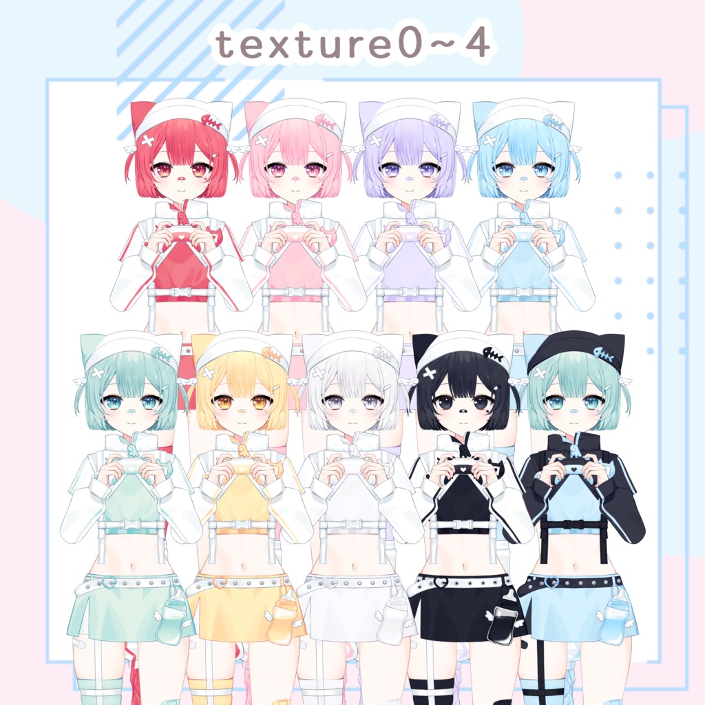 【汎用モデル】サブカルねこちゃん【Vtube Studio】