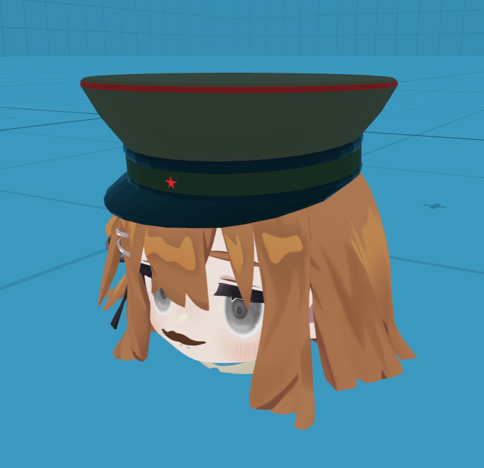 Red star Peaked cap / 赤星 正帽