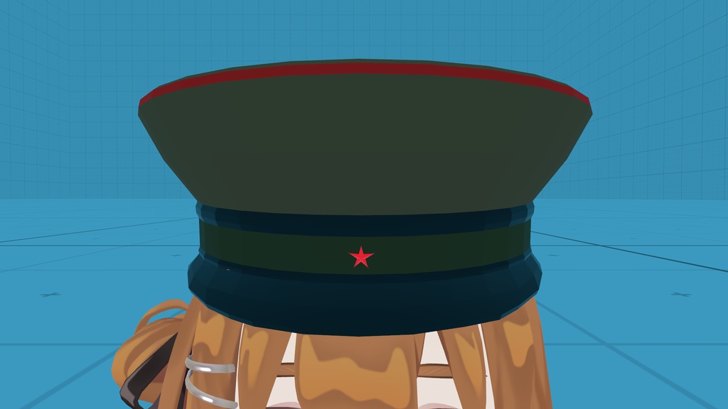 Red star Peaked cap / 赤星 正帽