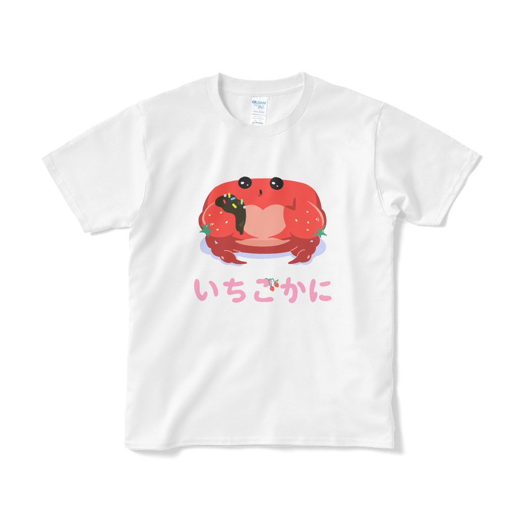 いちごかにのTシャツ