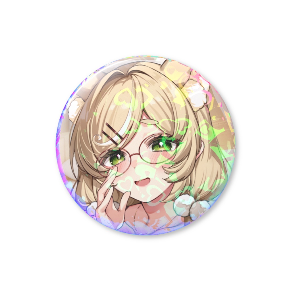 【新衣装:ルームウェア】キラキラ✨缶バッジ56mm