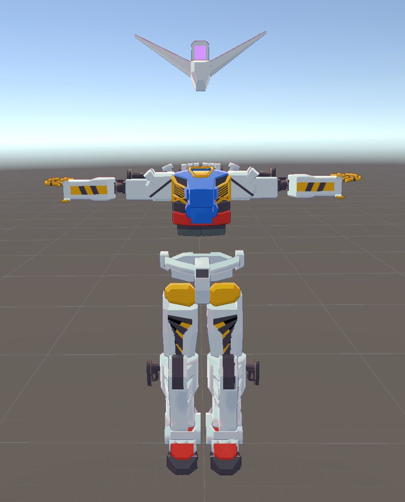 White, Red, 01 Gundam from GQuuuuuuX