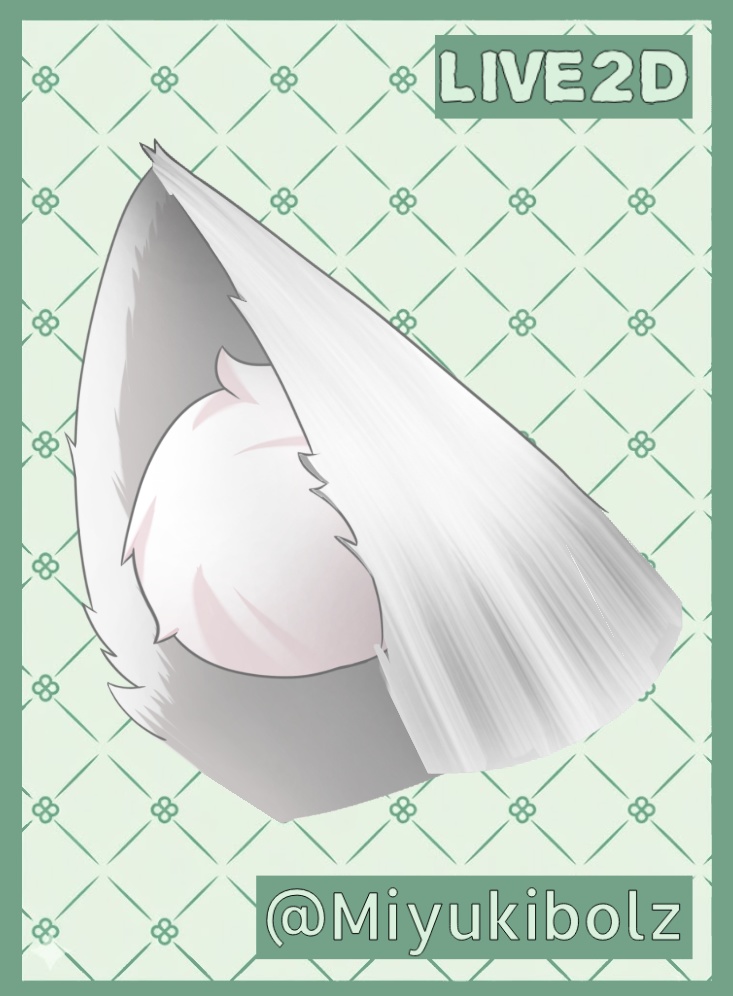 Expressive Rigged Live2d Cat Ears! | Vtuber Asset | Rigged |