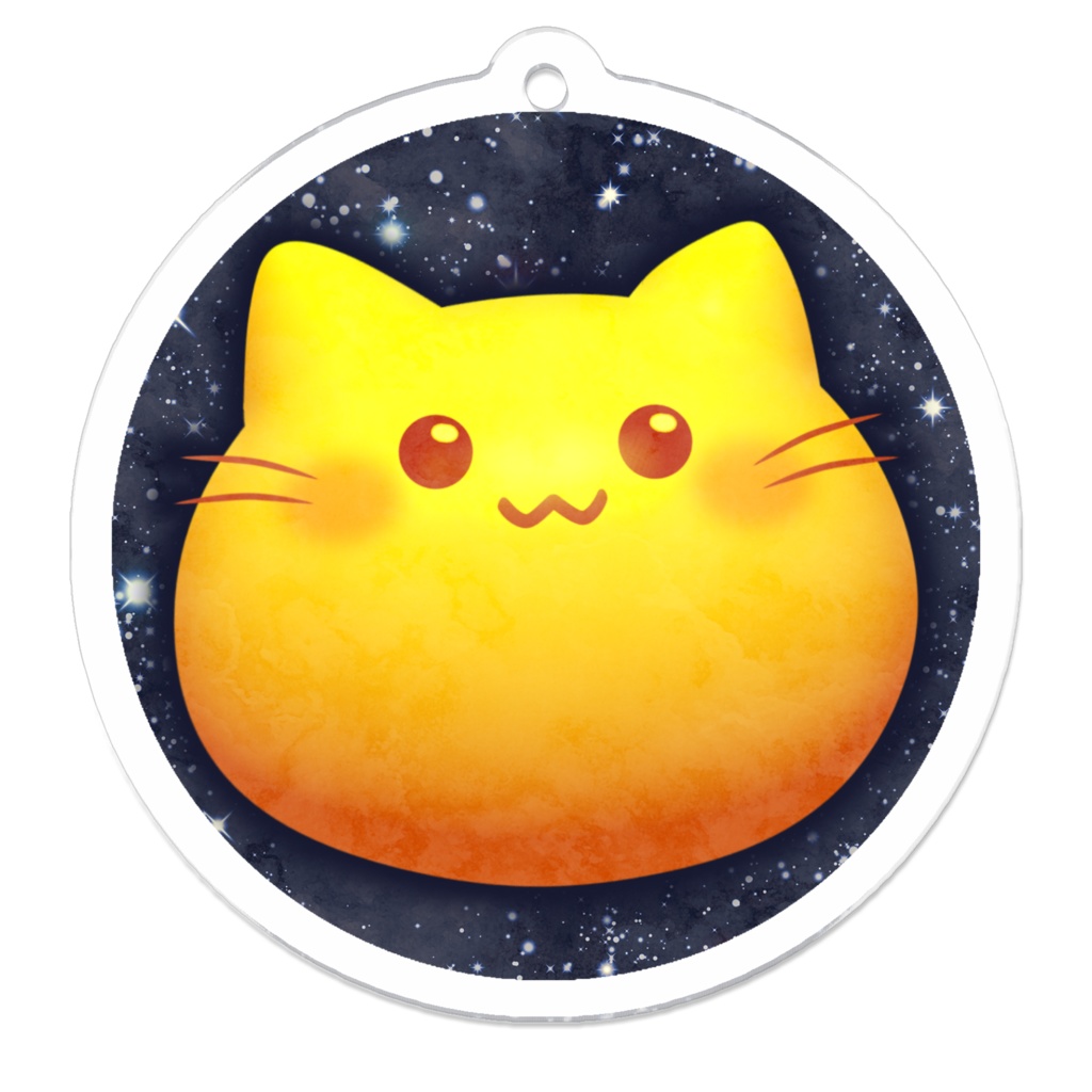 お月にゃぷ アクリルキーホルダー