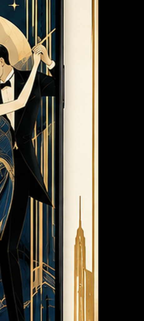 ART DECO DANCERS Vol.3|ナイトダンス スマホ壁紙 5色セット