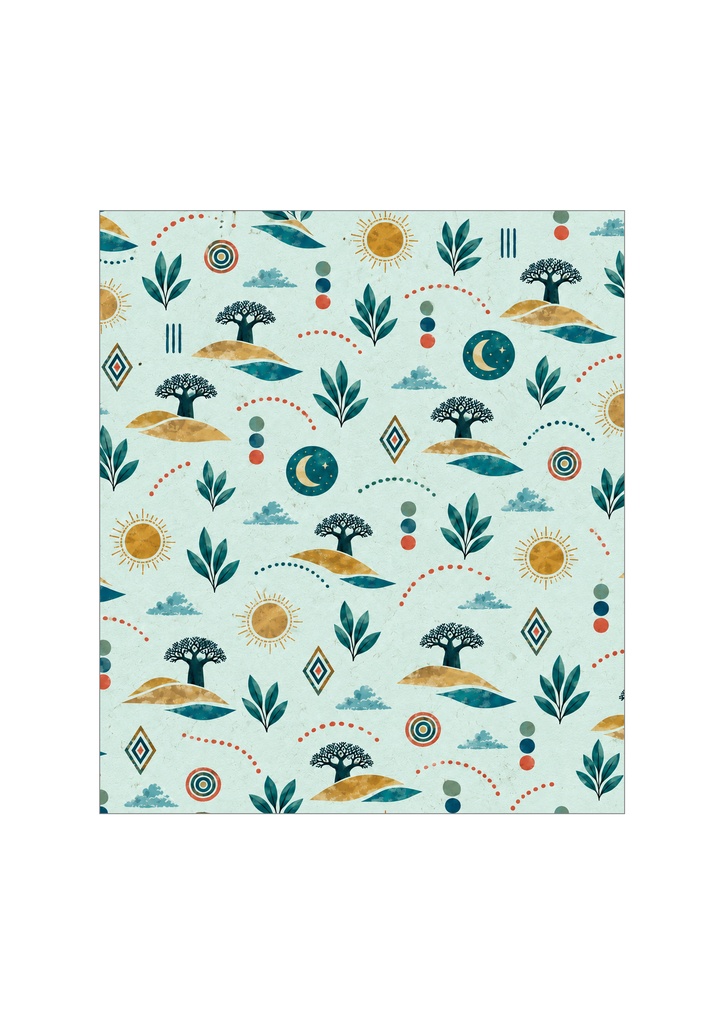 AFRICAN BOHO NATURE|アフリカンボヘミアン レターセット 5色