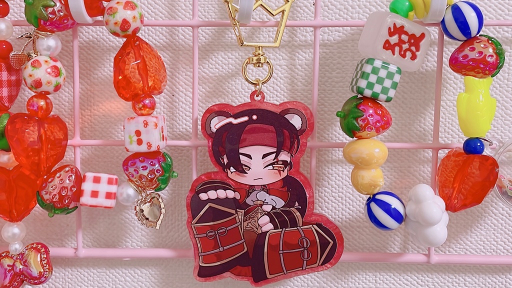 トラ孫権&クマ周泰アクリルキーホルダー(再頒)