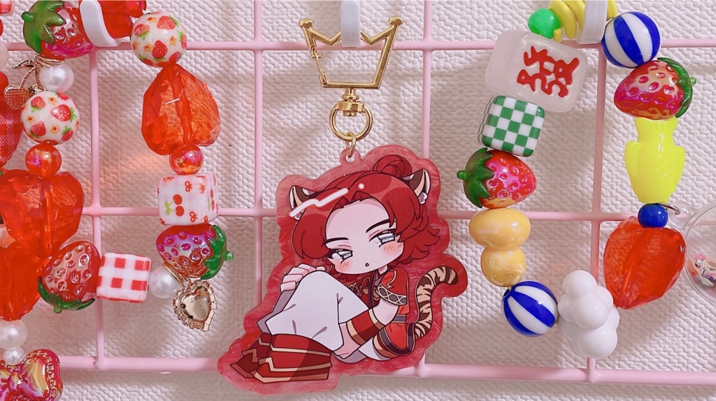 トラ孫権&クマ周泰アクリルキーホルダー(再頒)